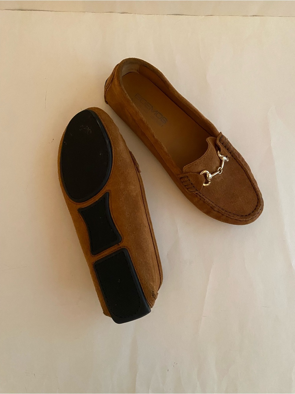 Women's Suede Brown Moccasin Loafers
